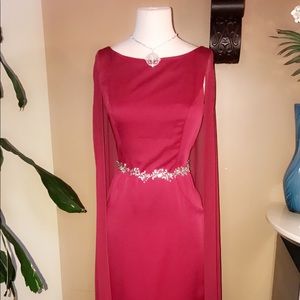 Adrianna Papell Evening Red Dress